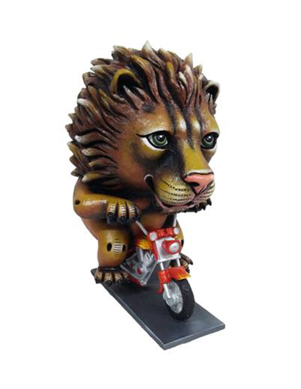 Signed, limited edition lion sculpture