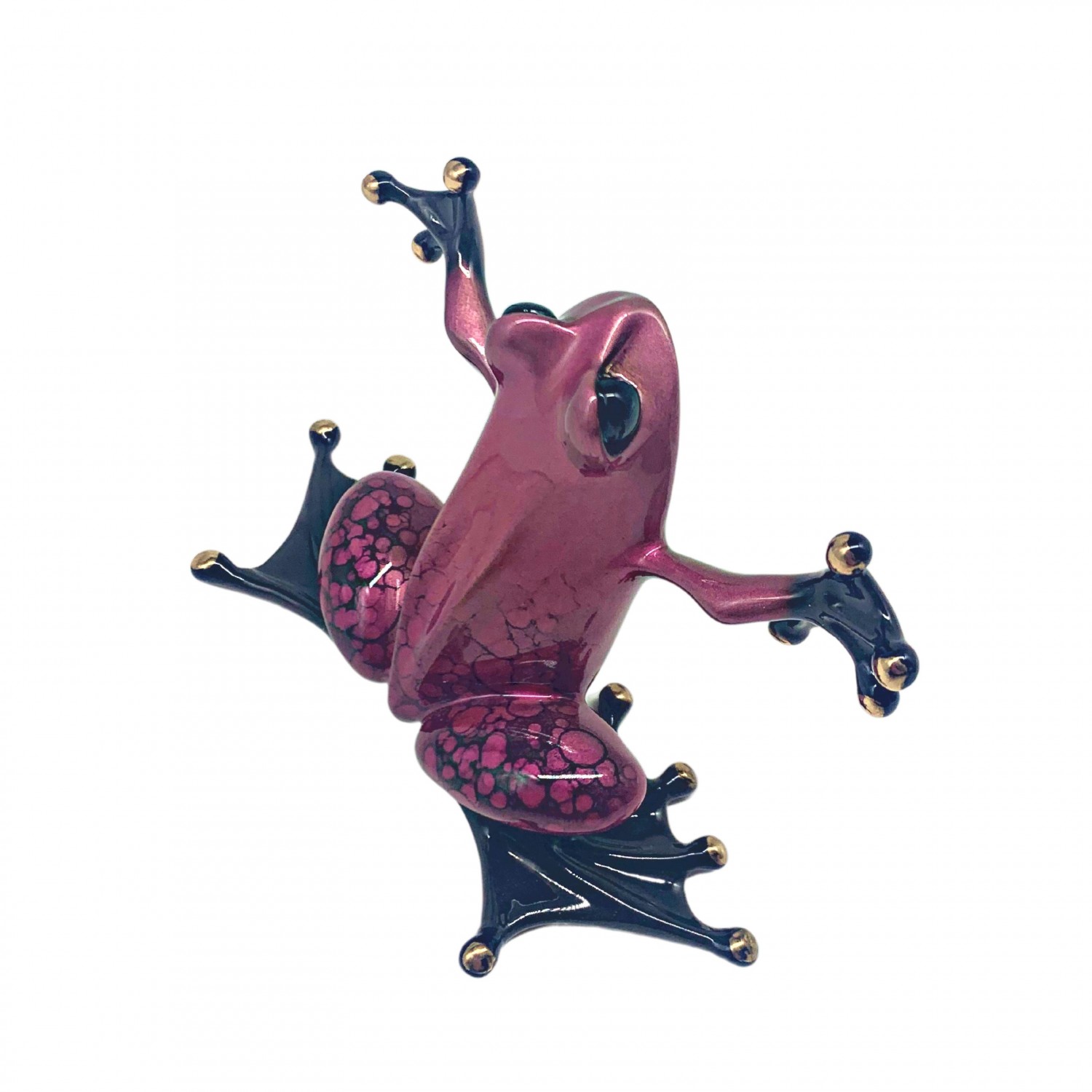Signed, limited edition frog sculpture by Tim FROGMAN Cotterill