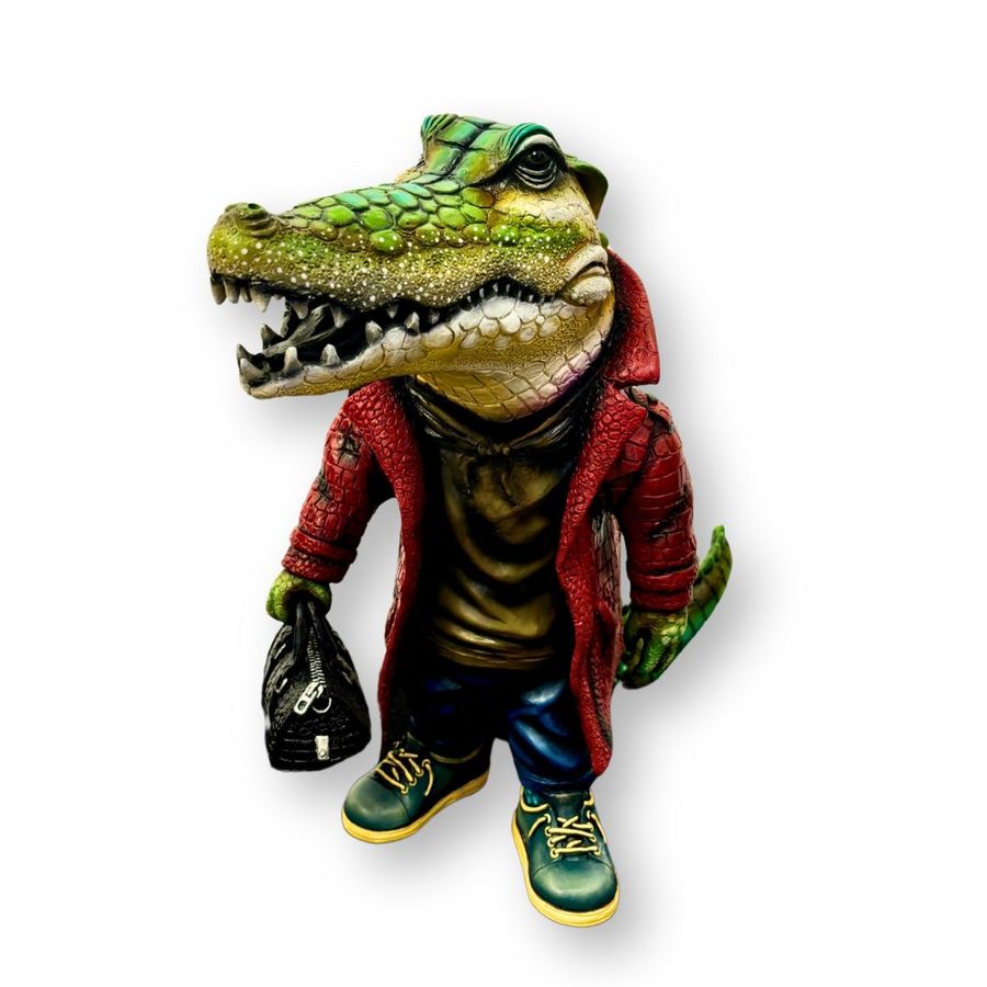 Limited Edition Gator Sculpture by Carlos & Albert