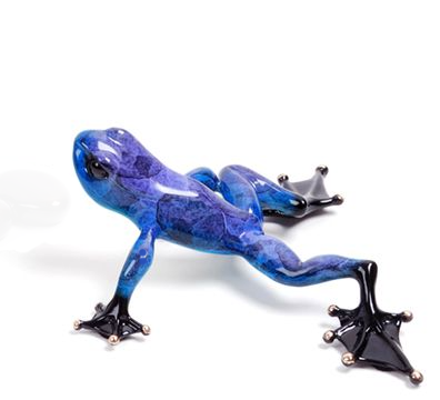 Signed, limited edition bronze frog sculpture by Tim FROGMAN Cotterill