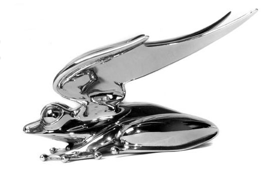 Limited Edition Stainless Steel Winged Frog Sculpture by Tim Cotterill